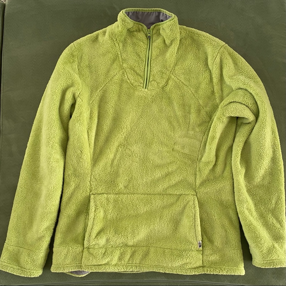 Lime Green North Face Pullover